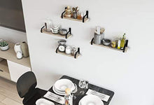 Load image into Gallery viewer, Floating Rustic Shelves Wall Mounted Set of 4 - EK CHIC HOME