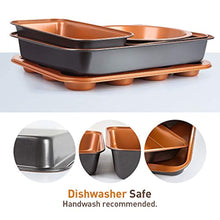 Load image into Gallery viewer, 5-Piece Nonstick Copper Bakeware Set - EK CHIC HOME