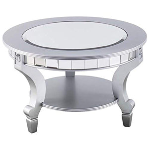 Glam Round Mirrored Coffee Table - EK CHIC HOME