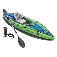 Load image into Gallery viewer, K1 Kayak, 1-Person Inflatable Kayak Set with Aluminum Oars and High Output Air Pump - EK CHIC HOME