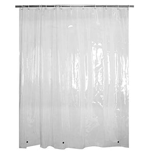 HOFNEN Shower Curtain with Hooks Waterproof Bathtub Curtains for Bathroom 72 x 72 inches - EK CHIC HOME