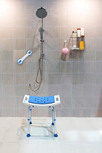 Load image into Gallery viewer, Upgraded EVA Paded Shower Stool Chair with Assist Grab Bar - EK CHIC HOME