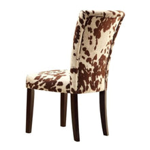 Load image into Gallery viewer, Cow Hide Parson Side Chairs (Set of 2) - EK CHIC HOME