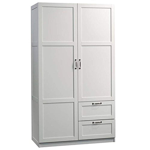 Wardrobe Armoire in White - EK CHIC HOME