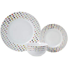 Load image into Gallery viewer, 18-Piece Dinnerware Set - Dots, Service for 6 - EK CHIC HOME