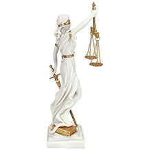 Load image into Gallery viewer, Themis Blind Lady of Justice Statue Lawyer Gift, 13 Inch - EK CHIC HOME