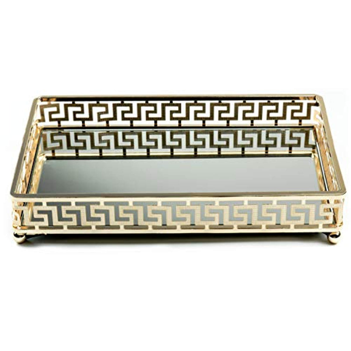 Glamor Gold Vanity Mirror Tray