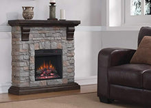 Load image into Gallery viewer, Classic Flame Pioneer Stone Electric Fireplace Mantel Package - EK CHIC HOME