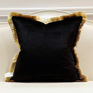 Luxury Decorative Pillow Case with Tassels 20X20 - EK CHIC HOME