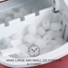 Load image into Gallery viewer, Portable &amp; Compact Ice Maker Machine, Ice Cubes Ready in 6 Mins - EK CHIC HOME