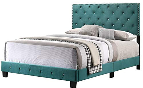 Green Queen Bed, 48