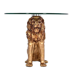 LION CONSIGLIERE END Table - EK CHIC HOME