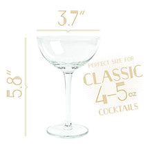 Load image into Gallery viewer, Vintage Crystal Champagne Coupe Glasses | Set of 6 | - EK CHIC HOME