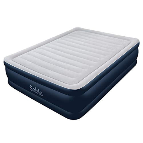 Queen Size Blow up with Built-in Electric Pump & Storage Bag, A New Level of Comfort, Height 20
