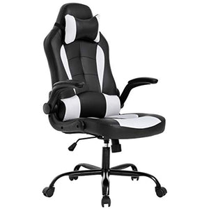 Office Desk Gaming Chair High Back with Lumbar Support Adjust Armrest (Racing Style Chair) - EK CHIC HOME