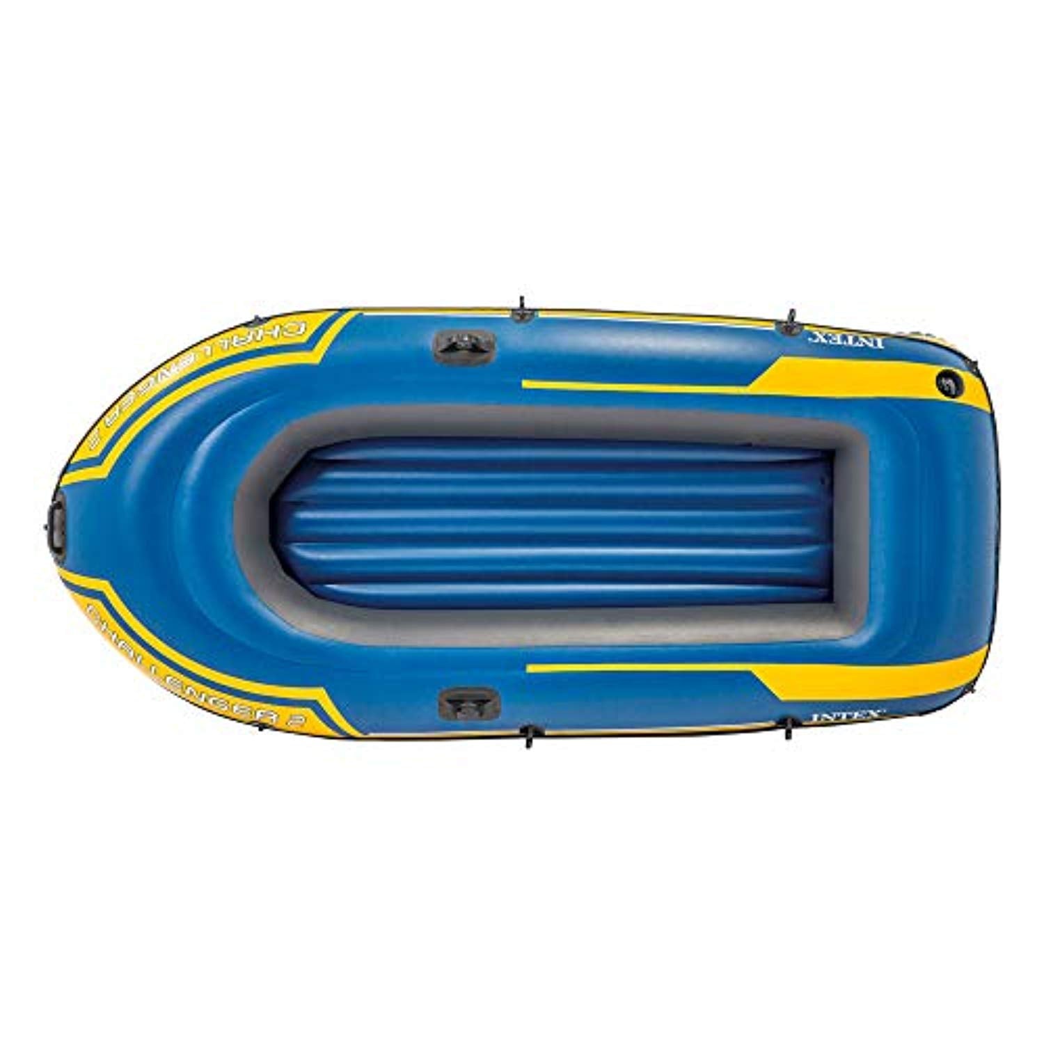 Challenger 2 Inflatable Challenger 2, 2-Person Inflatable Boat Set with French Oars and High O