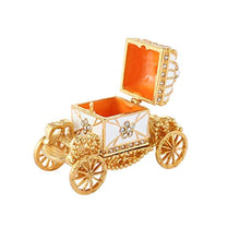 Load image into Gallery viewer, Decorative Enameled Royal Carriage Style Hinged Trinket Box - EK CHIC HOME