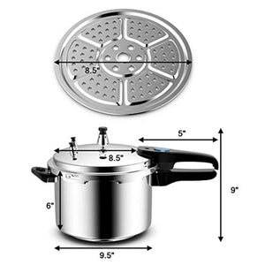6-Quart Aluminum Pressure Cooker - EK CHIC HOME