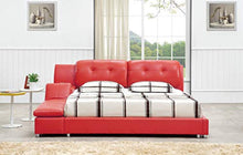 Load image into Gallery viewer, Queen Red Platform Bed - EK CHIC HOME