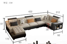 Load image into Gallery viewer, Latest Comfort Spacious Sofa with Massage Recliner Seat - EK CHIC HOME