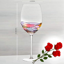 Load image into Gallery viewer, Set Of 4 - Hand Painted, Exquisite Design, Wine Glasses - EK CHIC HOME