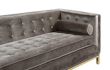 Load image into Gallery viewer, Iconic Elegant Tufted Velvet Plush Taupe - EK CHIC HOME