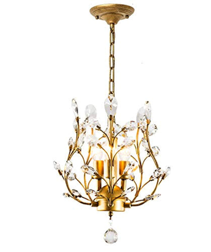 Modern Crystal Chandeliers Ceiling Lights Fixtures Gold - EK CHIC HOME