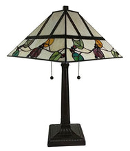 Load image into Gallery viewer, Tall Tiffany Style Berries/Leaves Mission Table Lamp, 22&quot;, Multicolor - EK CHIC HOME
