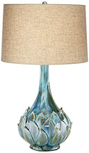 Load image into Gallery viewer, Euro Kenya Blue-Green Ceramic Table Lamp - EK CHIC HOME