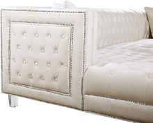 Load image into Gallery viewer, Cream-Sectional Moda Collection Sectional, 127&quot; W x 68.5&quot; D x 31.5&quot; H - EK CHIC HOME