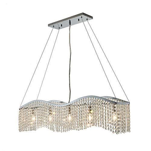 Crystal 5-light Chandelier - EK CHIC HOME