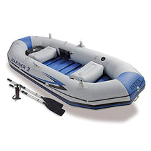 Load image into Gallery viewer, Mariner 3, 3-Person Inflatable Boat Set with Aluminum Oars and High Output Air Pump (Latest Model) - EK CHIC HOME