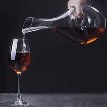 Load image into Gallery viewer, 1200mL Lead-Free Premium Crystal Glass Wine Decanter - EK CHIC HOME
