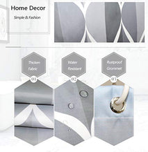 Load image into Gallery viewer, Luxury Gray Shower Curtain 72&quot;x72&quot;, Gray Water/Teardrop - EK CHIC HOME