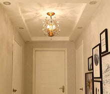 Load image into Gallery viewer, Modern Crystal Chandeliers Ceiling Lights Fixtures Gold - EK CHIC HOME