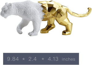 Gold Home Decor Accents, Cheetah Figurine and Statue - EK CHIC HOME