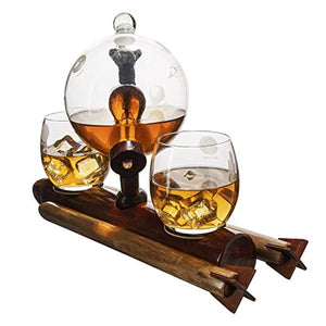 Rocket Whiskey Decanter Set, Solar System - Limited Edition - EK CHIC HOME