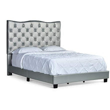 Load image into Gallery viewer, Mariana Tufted Upholstered Bed by Queen Gold Acacia, Oak - EK CHIC HOME
