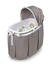 Load image into Gallery viewer, Oval Rocking Baby Bassinet with Bedding, Storage, and Pad - EK CHIC HOME