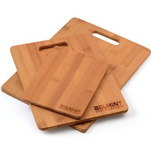 Load image into Gallery viewer, Natural Bamboo Cutting/Cheese Board Set of 3 - EK CHIC HOME
