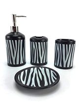 Load image into Gallery viewer, 4 Piece Ceramic Bath Accessory Set - EK CHIC HOME