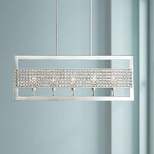 Load image into Gallery viewer, CHIC Euro Centrale Chrome 33&quot;W Crystal Island Chandelier - EK CHIC HOME