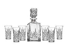 Load image into Gallery viewer, Crystal Decanter and Shot Glasses Barware Set - EK CHIC HOME