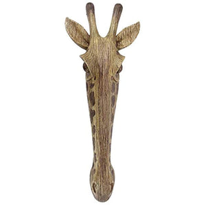Animal Mask of the Savannah Wall Sculpture Giraffe - EK CHIC HOME