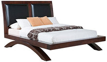 Load image into Gallery viewer, Cardinal Platform Bed with Upholstered Headboard, Queen, Savory Espresso - EK CHIC HOME