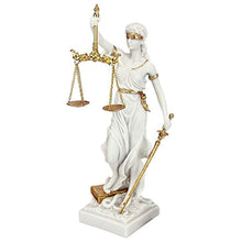 Load image into Gallery viewer, Themis Blind Lady of Justice Statue Lawyer Gift, 13 Inch - EK CHIC HOME