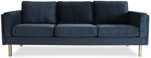 CHIC  Lexington Sofas, Green Velvet - EK CHIC HOME