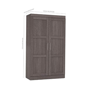 CHIC Designs Pullout Armoire in Bark Gray - EK CHIC HOME