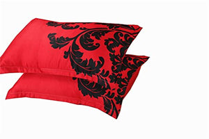 Paisley Black Flower Comforter Set Bed-in-a-Bag QUEEN - EK CHIC HOME