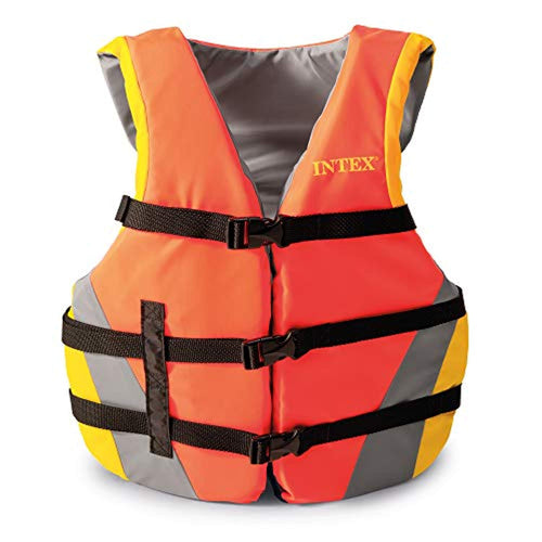 Adult Life Vest, USCG Approved, for Chest Size 30-52in - EK CHIC HOME